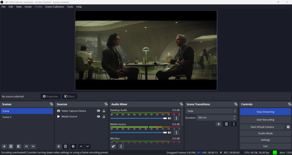 obs encoding