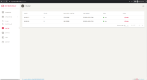 ant media server dashboard cluster