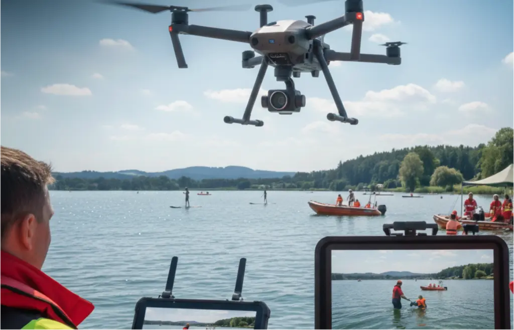 Real-time drone streaming for rescue missions